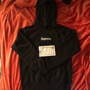 Supreme black box logo hoodie 2013 size medium